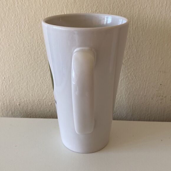 Nordstrom Rare White Coffee Cup Girl With Dog Mug 16oz - Picture 4 of 8